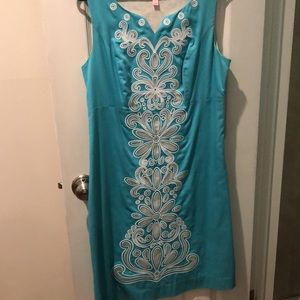 Lilly Pulitzer Dolly Dress Embroidered